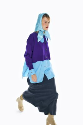BIG－BUTTON SHORT－CARDIGAN