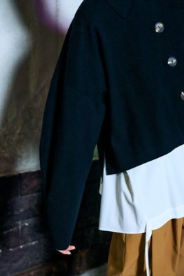 COLLAR BOX CARDIGA（300IS270－2771