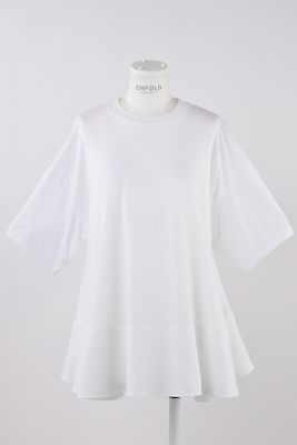 ENFOLD (Women)/エンフォルド ＦＬＡＲＥ　ＤＯＣＫＩＮＧ　Ｔ－ＳＨＩＲＴ（３００ＩＳ５８０－１８４１）