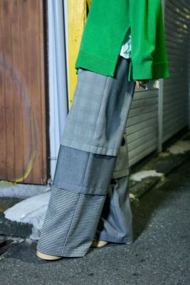 通販 送料無料  MIX WIDE－PANTS（300IS731－1041 カットソー(長袖/七分)