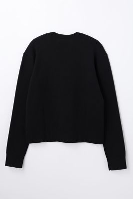ENFOLD 長袖プルオーバー ブラック 38 STANDARD PULLOVER（300JA170－3411
