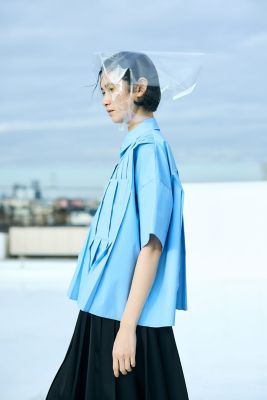 PLEATS WIDE BOX SHIRT（300JA230