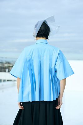 PLEATS WIDE BOX SHIRT（300JA230