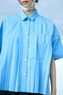 PLEATS WIDE BOX SHIRT（300JA230