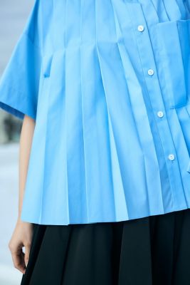 PLEATS WIDE BOX SHIRT（300JA230