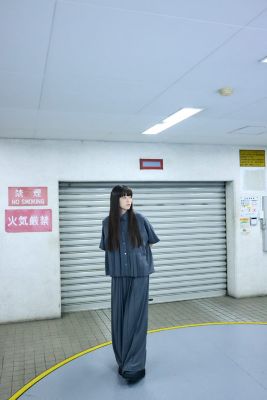 PLEATS WIDE BOX SHIRT（300JA230