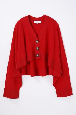 FRILL DECO CARDIGAN（300IA270－2781