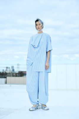 BOX－TUCK PANTS（300JA281－0271） | ENFOLD
