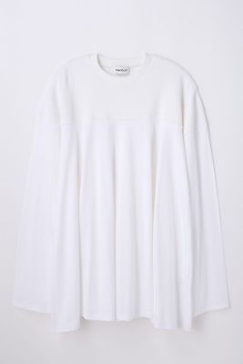 MIX－FABRIC LONG－SLEEVES T－SHIRT