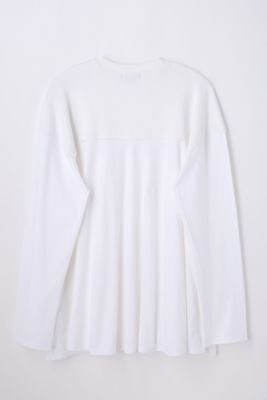 MIX－FABRIC LONG－SLEEVES T－SHIRT