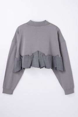 TACK DOCKING－HEM CARDIGAN（300JA570