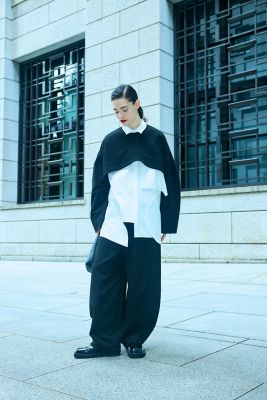 CROPPED PULLOVER（300JS130－0581