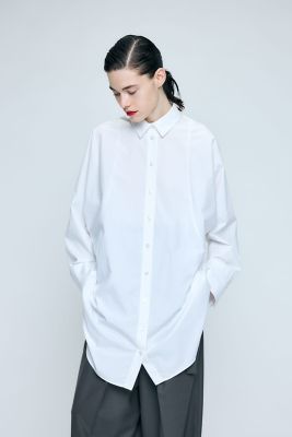 ENFOLD エンフォルド 23SS STANDARD SHIRT スタンダードシャツ 300GS130-0430 38 ホワイト 14566 SHAPE LONG－SHIRT（300JS130－1201