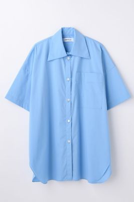 エンフォルドHALF SLEEVE SHIRTハーフ スリーブ シャツ ENFOLD(エンフォルド)｜HALF-SLEEVES BOX SHIRT/ホワイト の通販