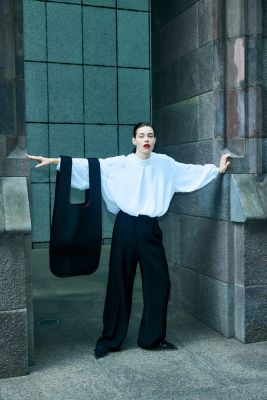CENTER－PRESS STRAIGHT－PANTS