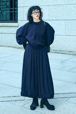 COCOON PLEATS－SKIRT（300JS131－0861