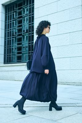 COCOON PLEATS－SKIRT（300JS131－0861