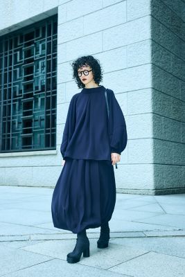 COCOON PLEATS－SKIRT（300JS131－0861