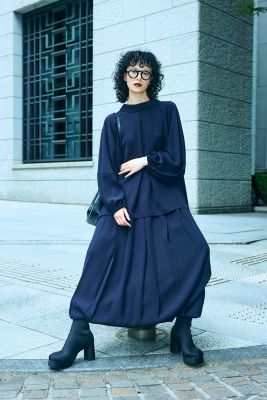COCOON PLEATS－SKIRT（300JS131－0861