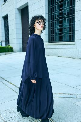 COCOON PLEATS－SKIRT（300JS131－0861