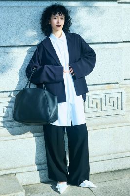 WIDE BOX TAILORED－JACKET（300JS230