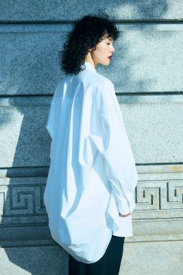 トップス SLIT SHIRT BLOUSE ENFOLD ENFOLD(エンフォルド)】 SLIT SHIRT｜PARIGOT ONLINE（パリゴオンライン）