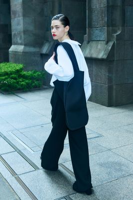 STAND DRAPE PULLOVER（300JS230－0401