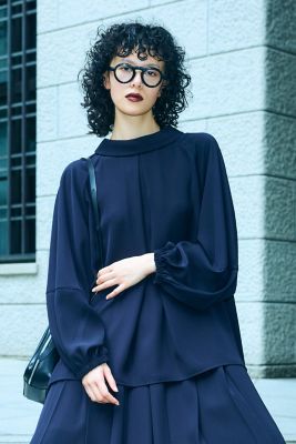 STAND DRAPE PULLOVER（300JS230－0401