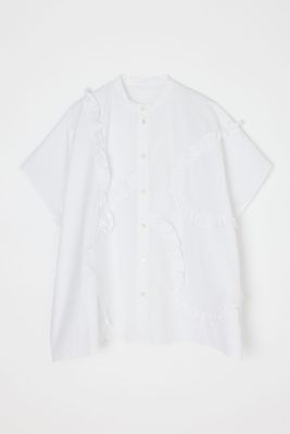 ＜ENFOLD (Women)＞ＡＬＩＥＮ　ＦＲＩＬＬ　ＳＱＵＡＲＥ　ＳＨＩＲＴ（３００ＪＳ２３０－３７２１）