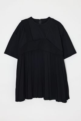 【新品】  ENFOLD / エンフォルド | 2023AW | KNIT-LAYERED PULLOVER  トップス | 38 | ブラック/ホワイト | レディース SLEEVE－LAYERED PULLOVER（300HA230