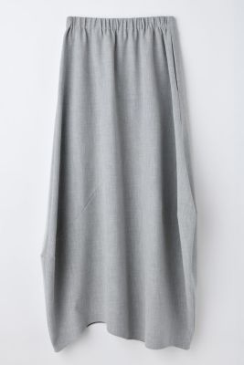 未使新品　今季新製品　ENFÖLD PANEL SKIRT グレー FORM SKIRT（300JS231－0011） | ENFOLD (Women