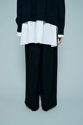 TUCK－HEM WIDE－COCOON PANTS