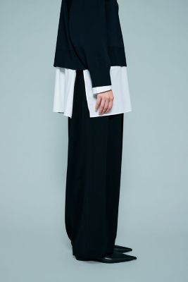 TUCK－HEM WIDE－COCOON PANTS
