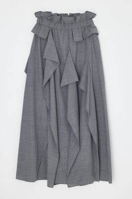 タグ付き未使用品♡エンフォルド 23AW BOX-PLEATS SKIRT M SQUARE DRAPE MAXI－SKIRT（300JS231