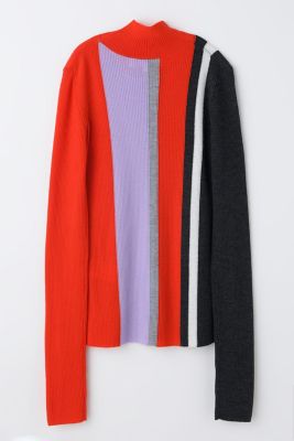 STRIPE RIB PULLOVER（300JS270－0201