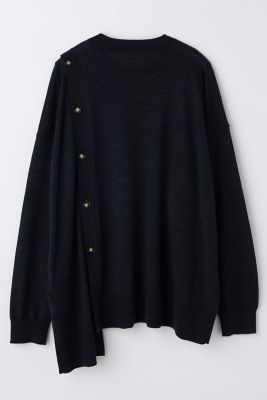 トップス ENFOLD MANY-WAY PULLOVER 300IA270-2701 ENFOLD(エンフォルド)｜MANY-WAY PULLOVER/プルオーバー/ブラック の
