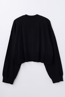 LAYERED－LIKE－HEM CARDIGAN