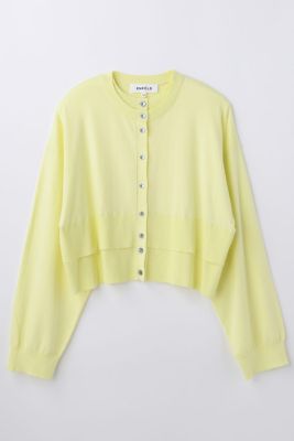 LAYERED－LIKE－HEM CARDIGAN