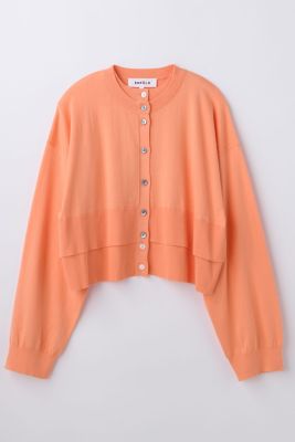 LAYERED－LIKE－HEM CARDIGAN