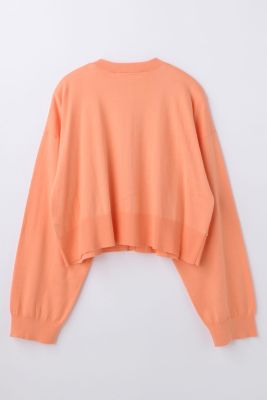LAYERED－LIKE－HEM CARDIGAN