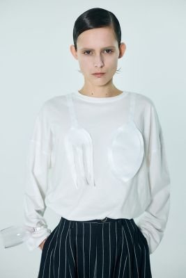 CUTLERY MOTIF LONG－SLEEVE T－SHIRT