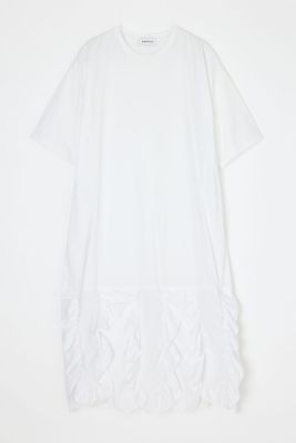 ＜ENFOLD (Women)＞ＦＲＩＬＬ－ＨＥＭ　ＤＲＥＳＳ（３００ＪＳ２８３－３６６１）