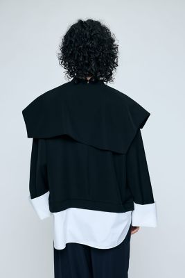 DOUBLE CUFFS BOX PULLOVER（300JS430