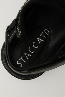 完売品 STACCATO ビジューサンダル エルザモードコンフォートサンダル - 靴