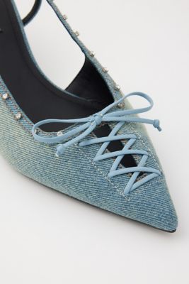 レーナデニムパンプス（３５０ＨＳ１１１－１１０５）