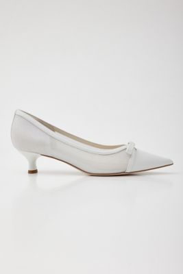 ラメッシュローヒールパンプス（３５０ＨＳ１１１－１１８５）