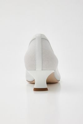 ラメッシュローヒールパンプス（３５０ＨＳ１１１－１１８５）