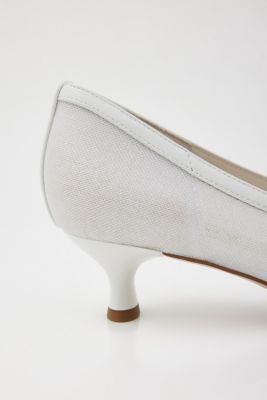 ラメッシュローヒールパンプス（３５０ＨＳ１１１－１１８５）