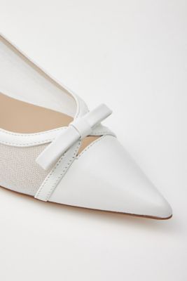 ラメッシュローヒールパンプス（３５０ＨＳ１１１－１１８５）