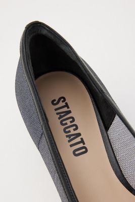 ラメッシュローヒールパンプス（３５０ＨＳ１１１－１１８５）